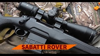 Presentazione delle nuove carabine a ripetizione Sabatti Rover [upl. by Ellerehc]