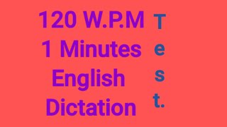 120wpm English Shorthand Dictation Shorthand Stenography [upl. by Crabb]