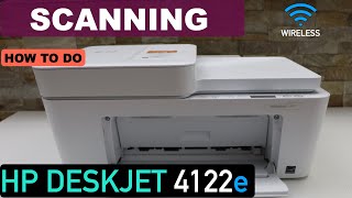 HP DeskJet 4122e Scanning [upl. by Aziaf]