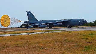 Bomber Task Force Arrives at Mihail Kogălniceanu Airbase Romania [upl. by Sammy]