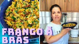 VLOG A PREPARAR O ALMOÇO  FRANGO À BRÁS [upl. by Jacquenette]