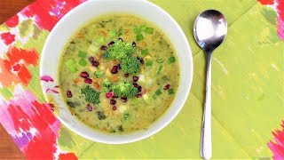 ORIENTALISCHE BROKKOLISUPPE  Mit IngwerKokosmilch amp Granatapfel [upl. by Cilka]