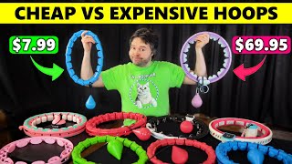 Are Cheap Infinity Weighted Hula Hoops Worth Buying Cheap VS Expensive Smart Hoop Review Comparison [upl. by Pontone593]