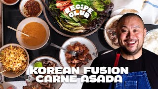 David Chang makes a Korean Fusion Carne Asada feast  Recipe Club Presents [upl. by Maximo]