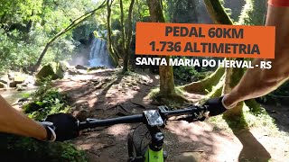 Pedal 60km  Santa Maria do Herval RS [upl. by Bekelja]