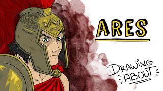 ARES EL DIOS DE LA GUERRA  Draw My Life [upl. by Auginahs530]