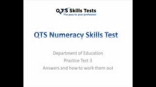 Numeracy Practice Test 3 [upl. by Nodyarg172]