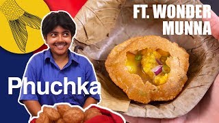 Complete Phuchka Recipe—Kolkata Phuchka Papri Alu amp Water—feat Wonder Munna—Durga Pujo Special [upl. by Urdna]