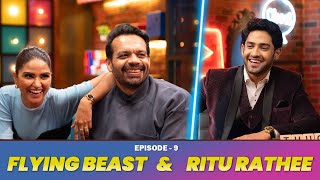 FLYING BEAST amp RITU RATHEE ROAST ON THE THUGESH SHOW  S01E09  FlyingBeast320 [upl. by Eugenia]