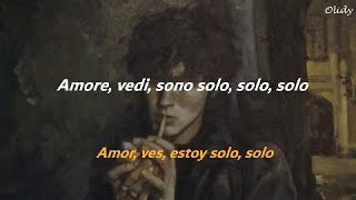 Ultimo  Solo • Sub Español amp Italiano • ⌈Lyrics⌉ [upl. by Orfurd322]