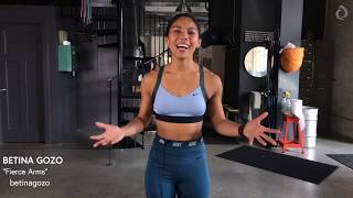 25 Minute Fierce Arms Workout  Betina Gozo [upl. by Novyaj134]