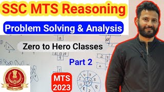 Problem Solving Reasoning  Part2  SSC MTS Reasoning Classes 🔥 Tricks and Concepts  MTS 2023 🔥 [upl. by Curt478]