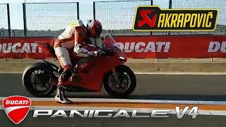 Ducati Panigale V4  launch control ¡¡EPIC SOUND [upl. by Abdu306]