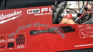 Pomocník do dílny novýAku průchozí ráčnový utahovák M12 FUEL™ INSIDER™ Milwaukee M12 FPTR202X 81Nm [upl. by Enaj65]