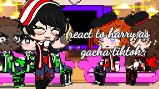 harry potter react to harry as gacha tik tok [upl. by Elrebma]