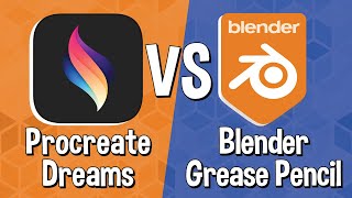 Procreate Dreams vs Blender Grease Pencil Which is Better for 2D Animation [upl. by Alisia]