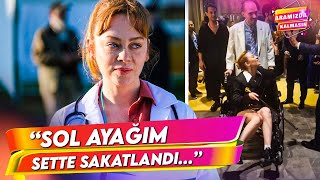 Demet Evgar Dizi Setinde Sakatlandı  Aramızda Kalmasın 111 Bölüm [upl. by Oliviero]