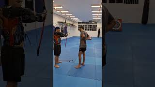 איך לירות בחץ וקשת   How to use bow and arrow  Tal Jitsu [upl. by Dnomzed]