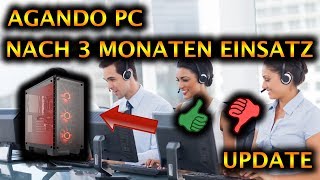 AGANDO PC  Lohnt es sich nach 3 MONATEN  Wie ist er jetzt  UPDATE  Dasu [upl. by Nealon]