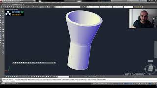 AutoCAD 3D Eğitimi 04  3D Revolve Komutu  Autodesk AutoCAD Training [upl. by Hose615]