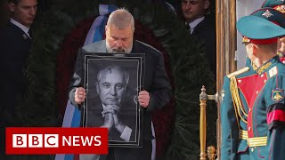 Mikhail Gorbachev funeral Hundreds pay respects to last Soviet leader [upl. by Acissej]