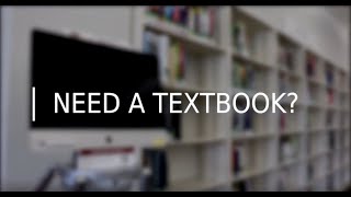 How to get your textbooks at the library [upl. by Landmeier113]