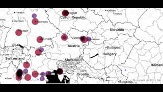 TimeManager with animation timedependent styles in QGIS 20 [upl. by Jaylene]