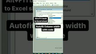 automatic adjust cell column width length  excel excel dataanalysis exceltips [upl. by Onitrof]