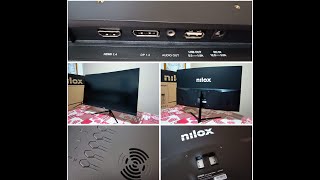 Monitor Nilox NXM24CRV01 Unboxing [upl. by Claudianus]