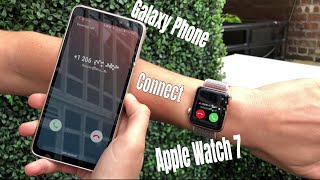 How To Connect Apple Watch To Samsung Galaxy Phone [upl. by Lenes]