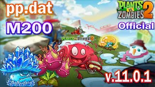 Pvz 2 1101  ppdat M200 Official New Plants Dragon Bruit amp Ice Shroom Max Level Power Up [upl. by Harwell438]