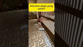 Jadi saling menyalahkan kan 😂 shortfunny funnyvideo shortsviral youtubeshorts [upl. by Gaskin395]