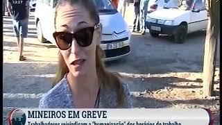 Greve nas minas de Neves Corvo [upl. by Aleil845]