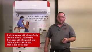 How to Install a MSZMUZGE09NA Heat Pump  Mitsubishi Electric Cooling amp Heating [upl. by Dawna]