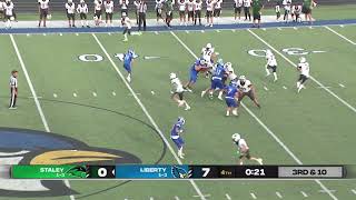 Liberty Blue Jays Freshmen Football vs Staley Falcons from Sept 26 2023 [upl. by Singhal702]