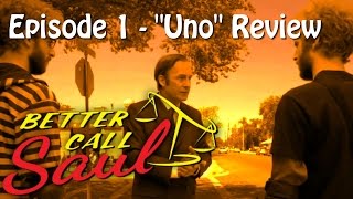 Better Call Saul  Episode 1 quotUnoquot Review [upl. by Ayhtak]