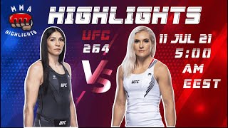 Irene Aldana vs Yana Kunitskaya  UFC 264  Women Bantamweight Bout [upl. by Lagasse]