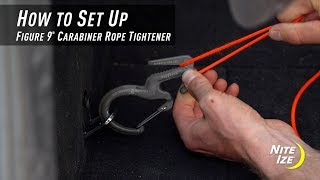 How To Set Up The Figure 9® Carabiner Rope Tightener [upl. by Macpherson]