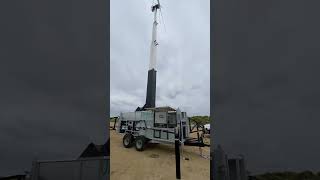 12kW Mobile WindTurbine in action renewableenergy offgridpower ders offgrid cleantech [upl. by Clemence258]