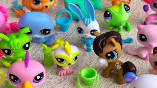 ASMR Littlest Pet Shop Gen 7 Collector Set Unboxing  18 LPS Bobble Heads 🐒littlestpetshop lps [upl. by Ramsdell]