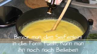 Tutorial Kokosmilchseife herstellen [upl. by Yrod]