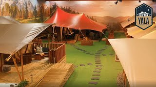 Visit our showroom with safari tents and glamping lodges  YALA luxury canvas lodges [upl. by Moseley]