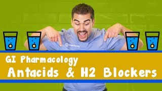 GI pharmacology Antacids amp H2 blockers [upl. by Gray]