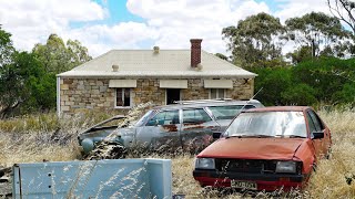 Cottage full of old stuff and 4 carsThey put a new roof on and then never came back [upl. by Rumit820]