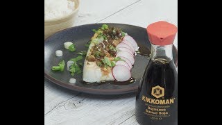 Recette de Poisson vapeur sauce aux oignons nouveaux gingembre et sauce soja salée  750g [upl. by Aibar]