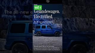 Mercedes Gelandewagen Electrified shorts travel car mercedes [upl. by Hansel554]