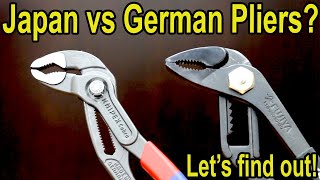 Best Pliers TONGUE amp GROOVE Knipex vs Fujiya Irwin Klein Tools Channellock Doyle [upl. by Atiuqcaj416]