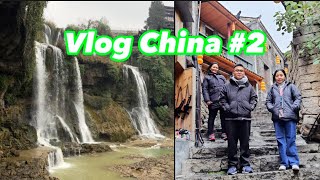 Vlog China 2  21 Jan 2024 Furong Grand Waterfall Furong Ancient City [upl. by Arualana]