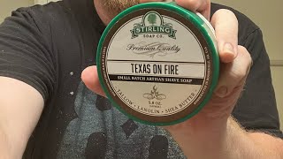 Stirling’s Texas On Fire shave [upl. by Halak]