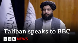 Taliban defend changes in Afghanistan in BBC interview  BBC News [upl. by Midian779]